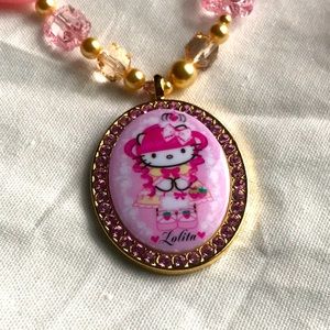 Tarina Tarantino X Hello Kitty beaded necklace lolita. 2000s rare